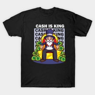 Cash is King Shares ETF Trader Dividends Securities Exchange T-Shirt